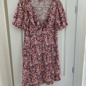 ASOS swing dress with tie front